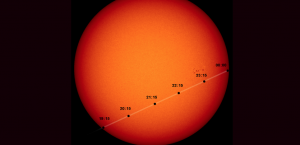 Info Mercure  devant le soleil  L astronomie de  A  Z